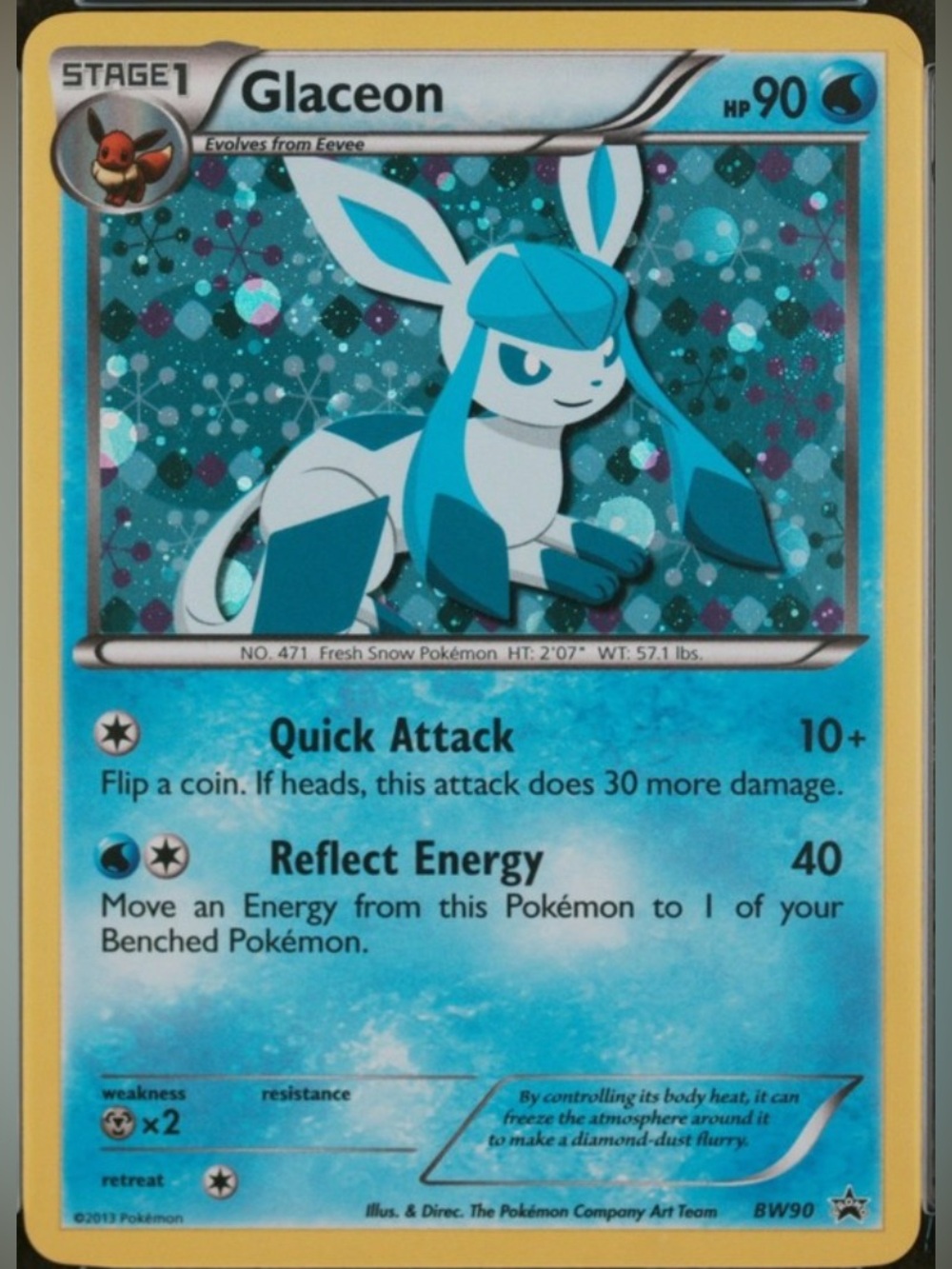 Glaceon BW90 Holo